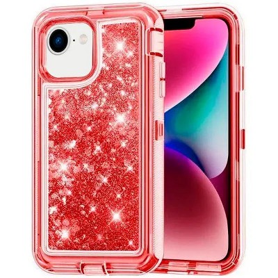 Entronix Case Compatible with iPhone 16E - Liquid Glitter Triple-Layer ...