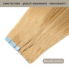 Jessie's Wig 16-26 Inch Tape In Hair Extensions 50g For Women Thin Hair Straight #27 Dark Blonde 20 Pcs/Pack - 3 of 4