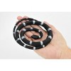 Collectible Wildlife Gifts | Snake, Black and White, Coiled, Rubber Reptile, Realistic Hand Painted,  Model,   Gift,     36"        F3583 B355 - 3 of 4