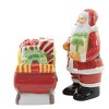 4.0 Inch Santa's Workshop S & P Set Christmas Santa Sleigh Salt And Pepper Shakers - 2 of 3