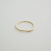 Mini Crystal Row Ring in Gold, Rose Gold, Silver - Honeycat - 3 of 4