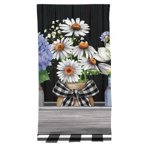 Briarwood Lane Everyday Hand Towel 26x18 Crated Mason Jars Hand Towel - 1 of 3