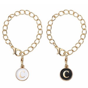 Swtroom Letter Charm Accessories Name ID Charms for Cup Handle 2Pcs - 1 of 4