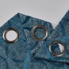 HLC.ME Versailles Lattice Flocked 100% Complete Blackout Thermal Insulated Window Curtain Grommet Panels, Set of 2 - 4 of 4