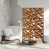 CAVINAS Patio Decorative Screen Metal Fence Privacy Screen with Mesh Pattern for Outside and Garden, 76" H×48" W - 2 of 4