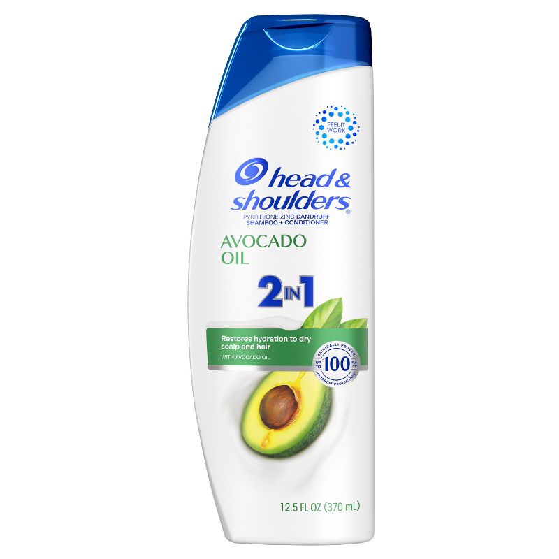 Head &#38; Shoulders Avocado Oil 2-in-1 Anti Dandruff Shampoo and Conditioner - 12.5 fl oz, 3 of 13