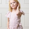 Hope & Henry Girls'  Flutter Sleeve Pintuck Jumpsuit, Kids - 3 of 4