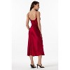 SilkSilky Women's Spaghetti Strap Long Silk Nightgown/Dress - 2 of 4