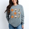 Simply Sage Market Women's Basketball Collage Long Sleeve Garment Dyed Tee - 2 of 3