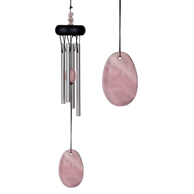 Woodstock Windchimes Precious Stones Chimes Amethyst  Wind Chimes For Outside  Wind Chimes For Garden  Patio  and Outdoor DÃƒÂ©cor  12"L