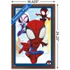 Trends International Marvel Spidey and His Amazing Friends - Group Framed Wall Poster Prints - 3 of 4