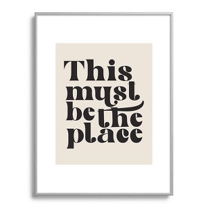 DirtyAngelFace This Must Be The Place Metal Framed Art Print - Deny Designs - 1 of 3