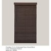 Home Basics Cordless 2-1/2-inch Embossed Faux Wood Blind Distressed Walnut - 4 of 4