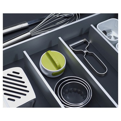 Green and White Compact Stainless Steel Can Opener