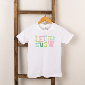 The Juniper Shop Let It Snow Colorful Toddler Short Sleeve Tee - 1 of 2