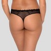 Smart & Sexy Lace Trim Thong Panty 4-Pack - 4 of 4