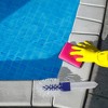 Northlight Swimming Pool and Spa Scrub Brush 11" - Black/White - 4 of 4