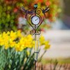 Evergreen Dragonfly Thermometer & Rain Gauge Garden Stake - 2 of 3