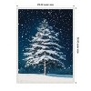 23"x30" Amanti Art Winter Snowy Pine Tree by Pictufy Studio Framed Canvas Wall Art - 4 of 4