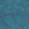 Chain Anti Skid Back Cotton Bath Rug 21" x 34" Aqua by Perthshire Platinum Collection - 3 of 3