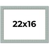 PosterPalooza | Refined Blue Picture Frame - UV Acrylic, Backing Board, Hanging Hardware Included - 2 of 4