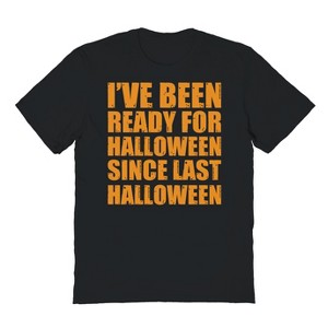 Rerun Island Men's Since Last Halloween Halloween Short Sleeve Graphic Cotton T-Shirt - 1 of 2
