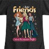Girls' - Barbie - Christmas Friends Make the Season Bright Fitted Short Sleeve Graphic T-Shirt - 2 of 4
