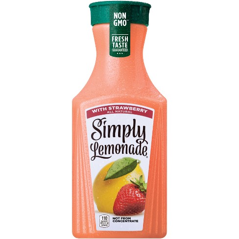 Simply Lemonade Strawberry Flavored Juice Drink - 52 fl oz : Target