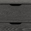 Galano Lilay 6 Drawer Dresser (Interlock) - Dark Grey Oak - 2 of 4