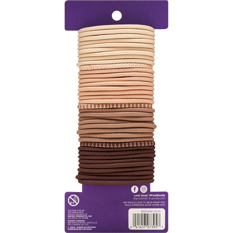 Goody Ouchless  Elastic Hair Ties - 4mm - 37ct, 4 of 6