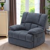 MAYEERTY Dark Gray Oversized Rocking Recliner Chair - For Adults & Living Room - 2 of 4