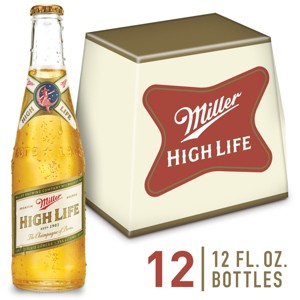 Miller High Life Beer - 12pk/12 fl oz Bottles - 1 of 4