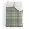Little Arrow Design Co Fall Plaid Duvet Cover Set Sage Green - Deny Designs - 2 of 3