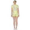 Women's 2 Piece Top & Shorts Super Soft Lounge Set - White Mark - 4 of 4