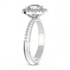 Pompeii3 1Ct Halo Diamond Accent Ring White Gold Lab Created - Size 7 - 3 of 4