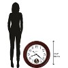 Howard Miller 625314 Griffith Wall Clock 625314 Windsor Cherry - 2 of 3