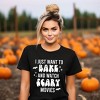 Simply Sage Market Women's Bake and Watch Scary Movies Short Sleeve Graphic Tee - 2 of 4