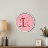 Creative Products Valentine Things Monogram Round White Framed Print - 4 of 4