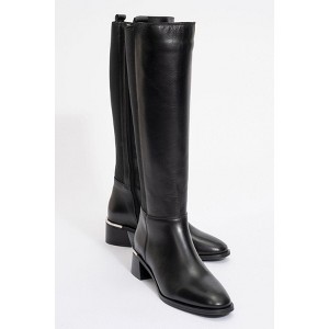 Rochos Black Leather Boot (Women) | Forever & Always Shoes - 1 of 3