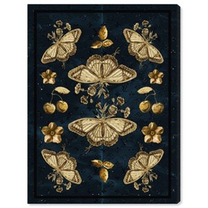 Art Remedy Gold Lux Scarf Elegant Butterfly Wall Art Unframed - 1 of 4