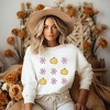 Simply Sage Market Women's Graphic Sweatshirt Pumpkin and Flowers - 2 of 4