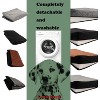 APRILSOUL Dog Car Seat for Medium/Large Dogs,2 Clip-On Safety Leashs for 2 Small Dogs,Removable and Washable Comfy Pet Car Seat - 4 of 4