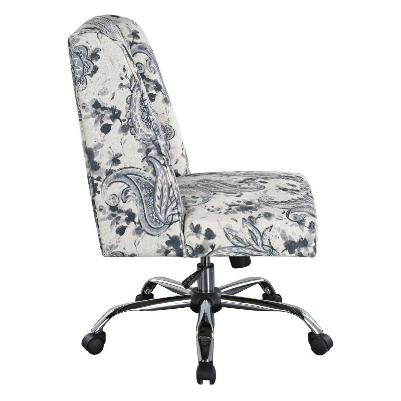 Westgrove Managers Chair Charcoal Paisley - OSP Home Furnishings, 4 of 9