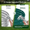 Anybear 12x2ft Green Oval Metal Raised Garden Bed w/ Gopher Mesh - 3 of 4