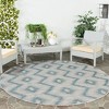 Courtyard CY8463 UV & Stain Resistant Non-Shedding Power Loomed Indoor/Outdoor Rugs - Safavieh - 2 of 3
