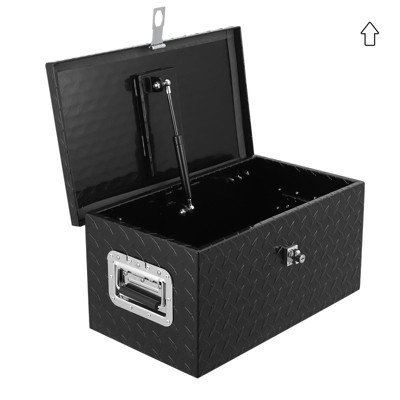20 Inch Aluminum Diamond Plate Tool Box With Lock and Keys