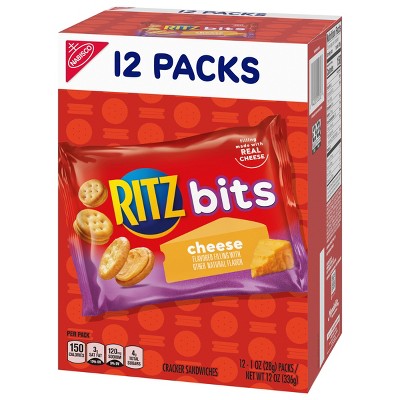 Ritz Bits Cheese Cracker Sandwiches - Snack Pack - 12ct/12oz_0