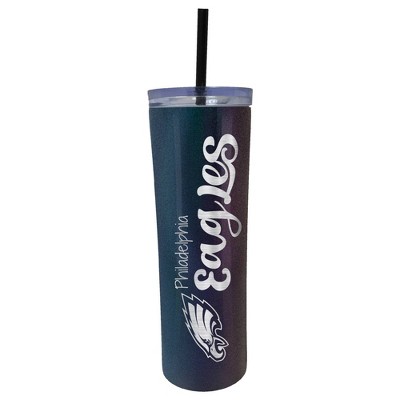 NFL Philadelphia Eagles 20oz Onyx Skinny Tumbler with Straw