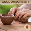 Unique Bargains Portable Built-in Handle Good Absorbent Wedging Board for Pottery 5 Pcs - 4 of 4