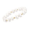 Ross-Simons 9-10mm Cultured Pearl Jewelry Set: 3 Stretch Bracelets With 14kt Yellow Gold - 3 of 4